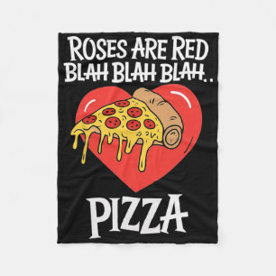Cobertor De Velo Rosas São Vermelhas Blah Pizza Dia dos Namorados A