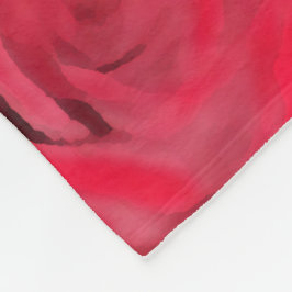 Cobertor De Velo Rosas vermelhas vermelhas