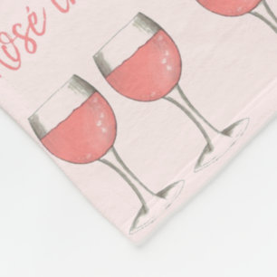Cobertor De Velo Rosé, no dia em que o vinho de vidro rosa rosa fic