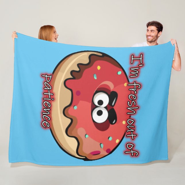 Cobertor De Velo Rosquinha zangada: Fresca da paciência (In Situ)