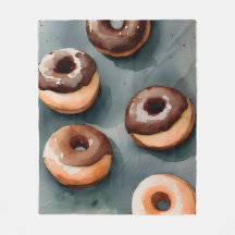 Rosquinhas de chocolate Aquarela