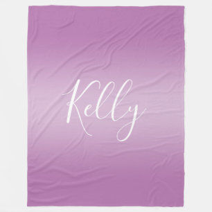 Cobertor De Velo Roteiro de texto branco e ombre suave mauve editáv