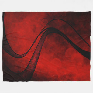 Cobertor De Velo Rouge Crosshatled Wave - Folheto de Fleece