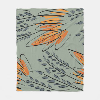 Cobertor De Velo Rough Sketch Grass Ethnic Design