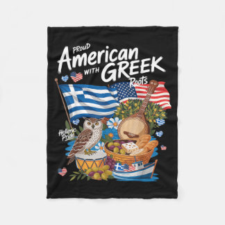 Cobertor De Velo Roupa Com A Bandeira Grega Americana Para Mulheres