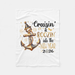 Cobertor De Velo Roupa de Cruisin' Bebendo Ano Novo 2026 2 