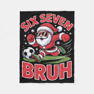 Cobertor De Velo Roupa de Natal engraçada 67 Meme Bruh Futebol Papa