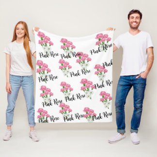 Cobertor De Velo Roupa floral de rosa natural