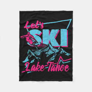 Cobertor De Velo Roupas de Esqui Vintage Anos 80 90 - Retro Lake Ta