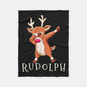 Cobertor De Velo Roupas de Natal da Família de Rena de Papai Noel R