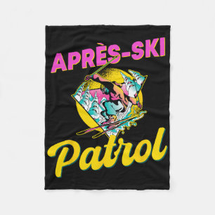 Cobertor De Velo Roupas de patrulha de après-ski retrô dos anos 80 