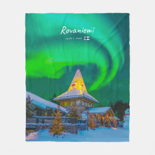 Cobertor De Velo Rovaniemi, Finlândia - Magia Aurora