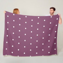Roxo de Outono Branco Pontos Geométricos