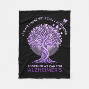 Cobertor De Velo Roxo homenageia aqueles que não conseguem lembrar