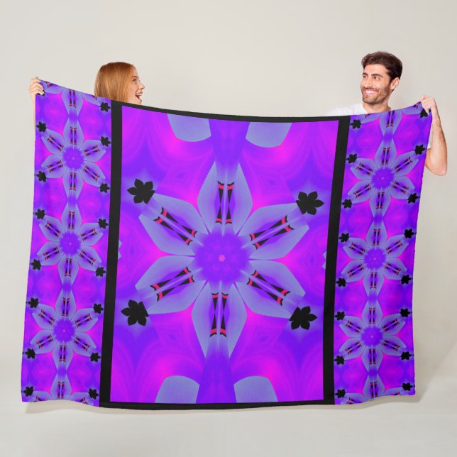 Cobertor De Velo Roxo Karma 1 Fleece Blanket (In Situ)