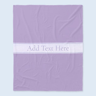 Cobertor De Velo Roxo Lavanda Leve Elegante Personalizável