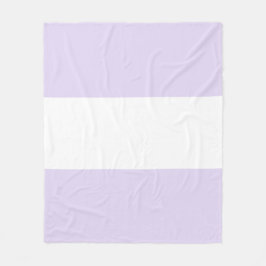 Cobertor De Velo Roxo Lilás Suave e Design de Barra Branco