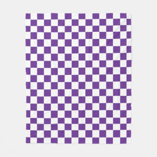 Cobertor De Velo Roxo Real e Branco Verificados