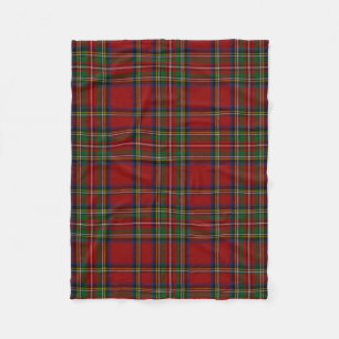 Cobertor De Velo Royal Stewart Tartan — Padrão de Xadrez tradiciona
