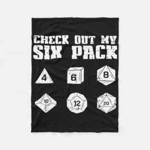Cobertor De Velo Rpg Confira Meu 6 Pack Cara Gamer Divertido Homens