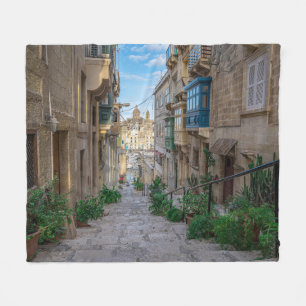 Cobertor De Velo Rua estreita de pedra em Malta