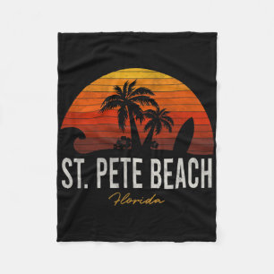 Cobertor De Velo Rua. Pete Beach Flórida Fl Palms Vacms Surf Suns