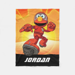 Cobertor De Velo Rua Sésamo Mecha Builders Elmo Adicionar nome