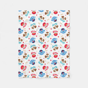 Cobertor De Velo Rua Sésamo Padrão Tango, Elmo e Grover