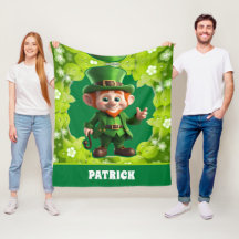 ruas de Leprechaun 3D. Crianças Personalizadas do 