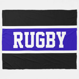 Cobertor De Velo RuGBY - Tortas Retas Atlíticas Vermelhas Retas Azu