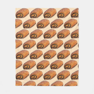 Cobertor De Velo Rugelach Judeu Crescente Polonês Roll Comida