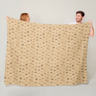 Cobertor De Velo Runece Fleece Blanket