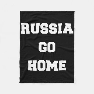Cobertor De Velo Rússia Vá Para Casa Eu Fico Com a Ucrânia Amor Ucr