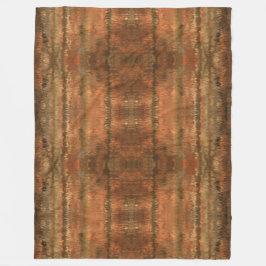 Cobertor De Velo Rustic Southwest Brown Patternou Fleece Blanket