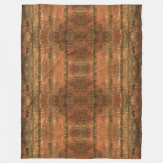 Cobertor De Velo Rustic Southwest Brown Patternou Fleece Blanket