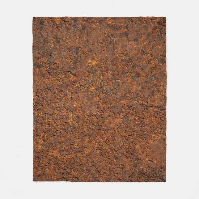 Cobertor De Velo Rusty Metal: Aestética de Ferro Texturada. (Frente)
