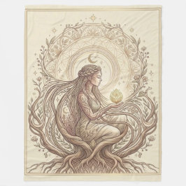 Cobertor De Velo Sacred Earth Mother