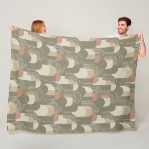 Cobertor De Velo Sage Green Boho Pattern