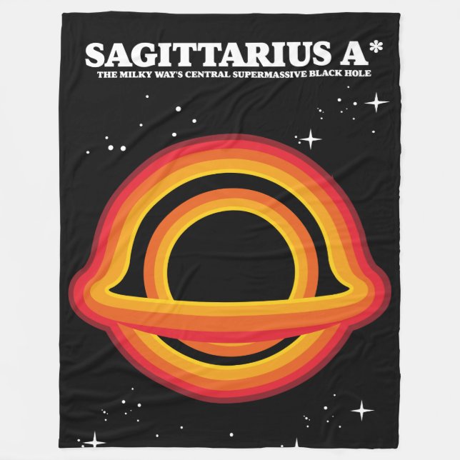 Cobertor De Velo Sagittarius A* Poster (Frente)