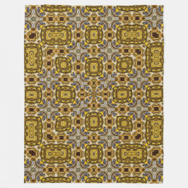 Cobertor De Velo Sagrado Mayan Dourado Topaz Pattern Quilt