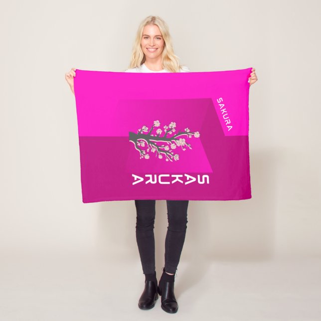 Cobertor De Velo : Sakura Blossom Dream Blanket - Soft Pink Cherry  (In Situ)