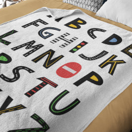 Cobertor De Velo Sala de Crianças de Alfabeto