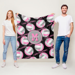 Cobertor De Velo sala de esportes de cinza rosa que adoro padrões d