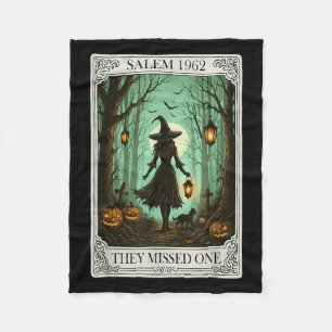 Cobertor De Velo Salem 1692 Bruxa De Halloween Perderam Um Tarô C