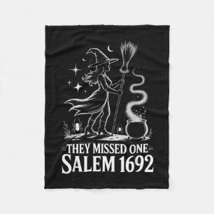 Cobertor De Velo Salem 1692 perdeu um para halloween camiseta femin