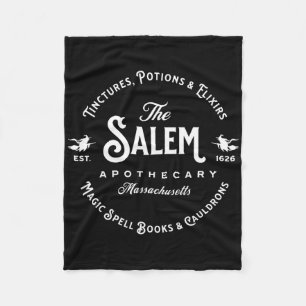 Cobertor De Velo Salem Machusets Apothecary Vintage Salem Est 1626