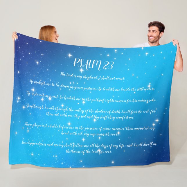 Cobertor De Velo Salm 23 Prayer (In Situ)