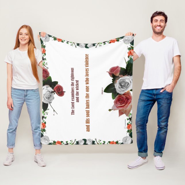 Cobertor De Velo Salmo 11:5, Sem Violência (In Situ)