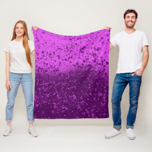 Cobertor De Velo Salpico Monocromático Roxo Real