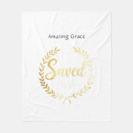 Cobertor De Velo Salvo por Grace Blanket Gift por Pai Fiel